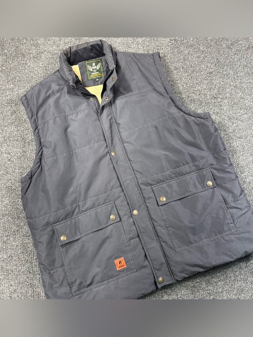Cool Choice Authentic Outdoor Leisure Fleece Lined Chore Barn Vest Sz 3XL